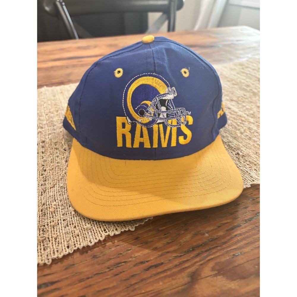 Los Angeles Rams NFL Snapback Cap Hat Blue/Yellow One Size- official NFL hat